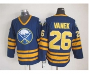 nhl jerseys buffalo sabres #26 vanek blue[m&n]