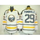 nhl jerseys buffalo sabres #29 pominville white