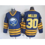 nhl jerseys buffalo sabres #30 ryan miller blue[m&n]