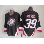 nhl jerseys buffalo sabres #39 hasek black[m&n]