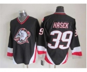 nhl jerseys buffalo sabres #39 hasek black[m&n]