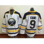 nhl jerseys buffalo sabres #9 kane white[kane]