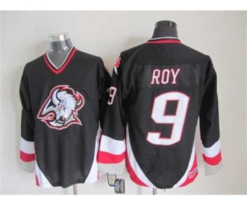 nhl jerseys buffalo sabres #9 roy black[m&n]