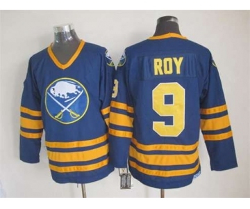 nhl jerseys buffalo sabres #9 roy blue[m&n]