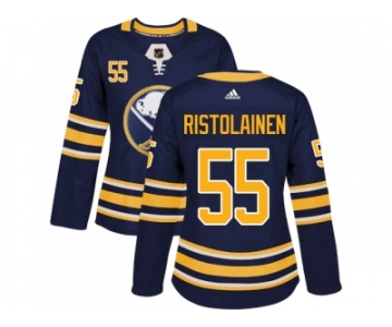 Women Adidas Buffalo Sabres #55 Rasmus Ristolainen Navy Blue Home Authentic Stitched NHL Jersey