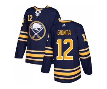 Youth Adidas Buffalo Sabres #12 Brian Gionta Navy Blue Home Authentic Stitched NHL Jersey