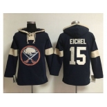 Buffalo Sabres #15 Jack Eichel Navy Blue Pullover NHL Hoodie