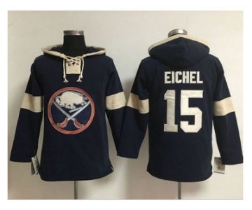 Buffalo Sabres #15 Jack Eichel Navy Blue Pullover NHL Hoodie