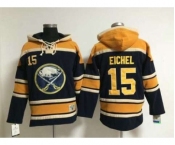 nhl jerseys buffalo sabres #15 eichel dk.blue[pullover hooded sweatshirt]