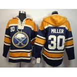 nhl jerseys buffalo sabres #30 miller blue-yellow[pullover hooded sweatshirt]