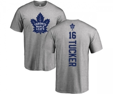 NHL Adidas Toronto Maple Leafs #16 Darcy Tucker Ash Backer T-Shirt