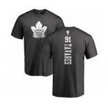 NHL Adidas Toronto Maple Leafs #91 John Tavares Charcoal One Color Backer T-Shirt