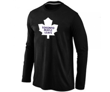 NHL Toronto Maple Leafs Big & Tall Logo Black Long Sleeve T-Shirt