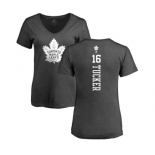 NHL Women Adidas Toronto Maple Leafs #16 Darcy Tucker Charcoal One Color Backer T-Shirt