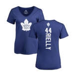 NHL Women Adidas Toronto Maple Leafs #44 Morgan Rielly Royal Blue Backer T-Shirt