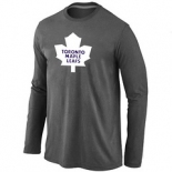 NHLToronto Maple Leafs Big & Tall Logo D.Grey Long Sleeve T-Shirt