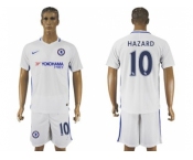 Chelsea #10 Hazard Away Soccer Club Jerseys.