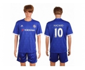 Chelsea #10 Hazard Home Soccer Club Jersey