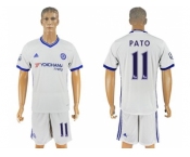 Chelsea #11 Pato White Soccer Club Jersey