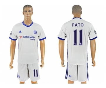 Chelsea #11 Pato White Soccer Club Jersey