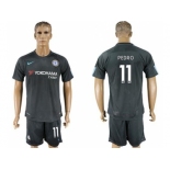 Chelsea #11 Pedro Black Soccer Club Jersey