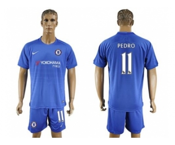 Chelsea #11 Pedro Home Soccer Club Jerseys