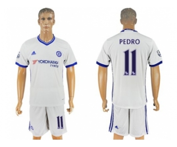 Chelsea #11 Pedro White Soccer Club Jersey