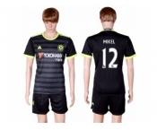 Chelsea #12 Mikel Away Soccer Club Jerseys