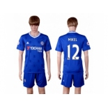 Chelsea #12 Mikel Home Soccer Club Jerseys