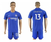 Chelsea #13 Courtois Home Soccer Club Jerseyss