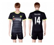 Chelsea #14 Traore Away Soccer Club Jerseys