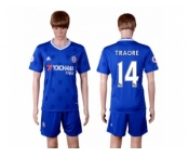 Chelsea #14 Traore Home Soccer Club Jerseys