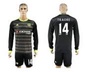 Chelsea #14 Traore Sec Away Long Sleeves Soccer Club Jersey