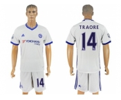 Chelsea #14 Traore White Soccer Club Jersey