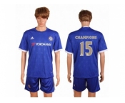 Chelsea #15 Champions Home Soccer Club Jersey