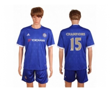 Chelsea #15 Champions Home Soccer Club Jersey