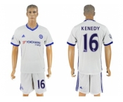 Chelsea #16 Kenedy White Soccer Club Jersey