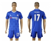 Chelsea #17 Pedro Home Soccer Club Jersey