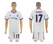 Chelsea #17 Pedro White Soccer Club Jersey