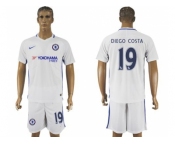 Chelsea #19 Diego Costa Away Soccer Club Jerseyss