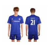 Chelsea #21 Matic Home Soccer Club Jerse