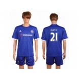 Chelsea #21 Matic Home Soccer Club Jersey