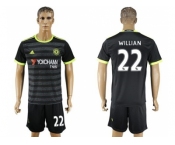 Chelsea #22 Willian Away Soccer Club Jersey