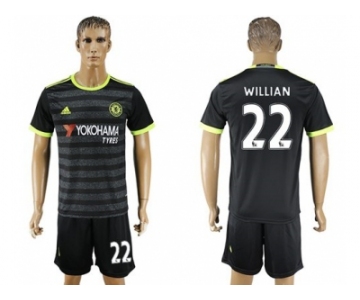 Chelsea #22 Willian Away Soccer Club Jersey