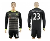 Chelsea #23 Batshuayi Sec Away Long Sleeves Soccer Club Jersey