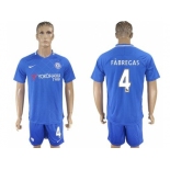 Chelsea #4 Fabregas Home Soccer Club