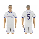 Chelsea #5 Zouma White Soccer Club Jersey