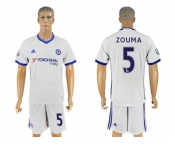 Chelsea #5 Zouma White Soccer Club Jersey