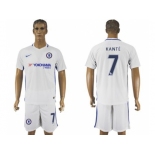 Chelsea #7 Kante Away Soccer Club Jerseys