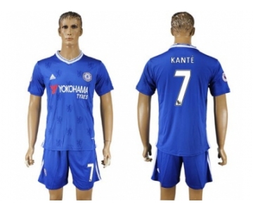 Chelsea #7 Kante Home Soccer Club Jersey